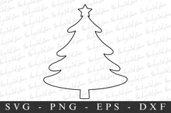 Christmas Tree SVG | SVG Cut files | Cricut Product Image 1