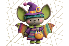 Colorful Halloween Clipart PNG, Cute Kids &amp; Candy Clip Art Product Image 4