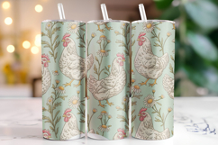 Chicken Tumbler Wrap | Sublimation | Tumblers Product Image 1
