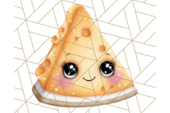 Fruit Doodles Clipart, Cute Cartoon Fruit PNG, Kawaii Food Product Image 4
