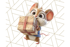 Forest Mail Delivery Clipart PNG, Animal Post Office PNG Product Image 4