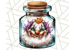 Halloween Monster Clipart PNG, Monsters in Jars, Spooky Png Product Image 4