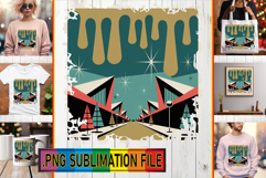 Cozy TSHIRT Sublimation Art PNG, Winter Product Image 1