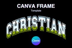 Christian Canva Frame Easter Bible Religious Jesus Varsity Product Image 1