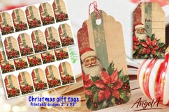 Christmas gift tag bundle, Merry Christmas printable tags Product Image 6