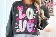 Preppy Valentine's Day love PNG, Coquette Valentine PNG Product Image 5