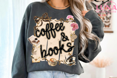 Books And Coffee Png, Books Png, Coffee Png, Books Sublimati Product Image 3
