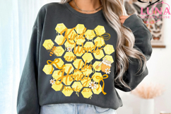 Vintage Christian PNG: Kind Words Are Like Honey Sublimation Product Image 2