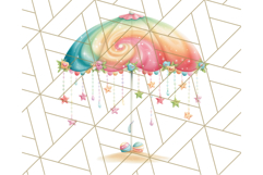 Alien Vacation Clipart PNG, Cute Summer Galaxy Art Clip Art Product Image 4
