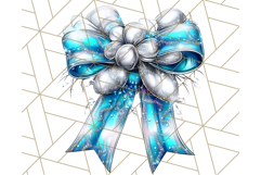 Bright Shiny Christmas Bows PNG Clipart, Winter Holiday Png Product Image 4
