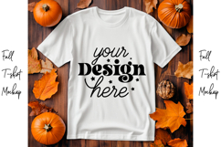 Fall t-shirt mockup, Fall mockup Product Image 1