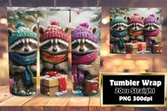 BOLD 20oz Tumbler Artwork for Sublimation , Cute Xmas Product Image 1