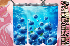Joyful Spirits 20oz tumbler wrap, 3D Fruits Product Image 1