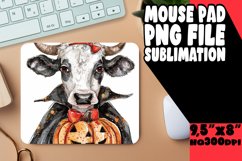 Halloween Cow Mouse Pad for Fall Decor Product Image 1