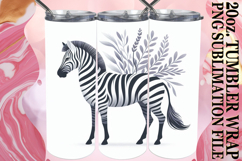 Joyful nights 20oz tumbler wrap, Flower Animals Product Image 1