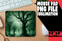 Playful Desk Mat Sublimation PNG, Horror Halloween Product Image 1