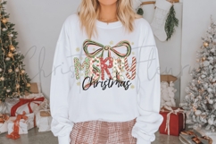 White Christmas Sweatshirt Mockup Product Image 2