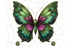 Metallic Butterfly Clipart PNG Clipart, Vibrant Butterfly Product Image 4