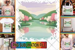 Vibrant TSHIRT Magic PNG, Spring Product Image 1