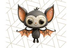 Retro Halloween Clipart Vintage PNG Graphics, 50s Holiday Product Image 4