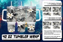 Vibrant Floral Tumbler Design Product Image 1