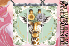 WHIMSICAL GIFT 20oz TUMBLER WRAP, Giraffe Product Image 1