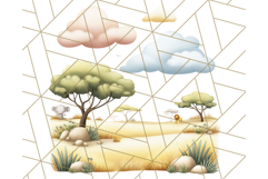 Cute Safari Animal Clipart PNG for Kids, African Wildlife Product Image 4