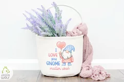 I love you gnome matter what png Valentine gnome sublimation Product Image 5