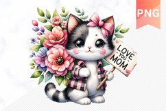Love you mom Sublimation - Mother&#039;s Day Clipart PNG Product Image 1