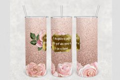 Daughter quote Pink Glitter 20 oz tumbler sublimation design Product Image 1