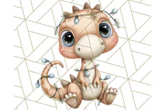 Christmas Dinosaur Party Png, Dino Clipart PNG Product Image 4