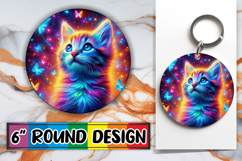 Cozy Circle Designs for Cars PNG, Cat Product Image 1