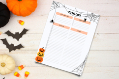 Editable Halloween To-Do List Canva Template, Spooky Planner Product Image 3