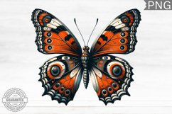 Halloween Butterfly Clipart - Halloween Sublimation PNG Product Image 1