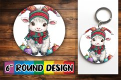 Sophisticated Round Design Car Coaster , Xmas Product Image 1