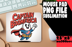 LUMINOUS MOUSE MAT FUN IDEAS, Funny Ghost Product Image 1