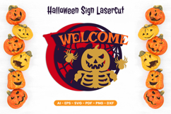 Layered Halloween Sign Lasercut Product Image 2