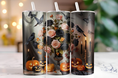 Halloween Tumbler Wrap | Sublimation | Tumblers Product Image 1