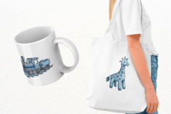 Blue Baby Boy Nursery Clipart Product Image 3