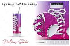 Monogram Sneaker patterns for 20oz SKINNY TUMBLER. Product Image 4