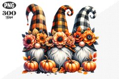 Halloween Gnomes Sublimation - Clipart PNG Design Product Image 1