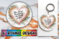 Enchanted Round Ornaments Magic PNG, Heart Quote Product Image 1