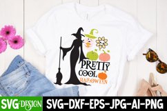 pretty Cool Halloween T-Shirt Design,Halloween SVG Design Product Image 3