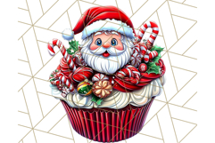 Christmas Cupcake PNG Clipart, Cute Food PNG, Holiday Treat Product Image 4
