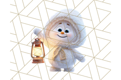 Adorable Snowman Character PNG Clipart Product Image 4