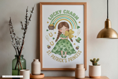 St Ptrick Day Girl Png Sublimation Product Image 3