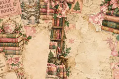 Reading Christmas Junk Journal Pages Product Image 4
