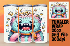 ELEGANT 20oz Tumbler Graphic for DIY , Monster Product Image 1