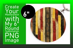 Radiant Bloom Circles: Sublimation Circle &amp; Keychain Product Image 1