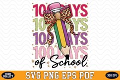 100 Days of School SVG | Sublimation | SVG File Product Image 1